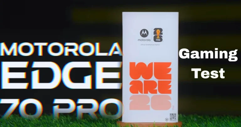 Motorola Edge 70 Pro BGMI Gaming Test Review